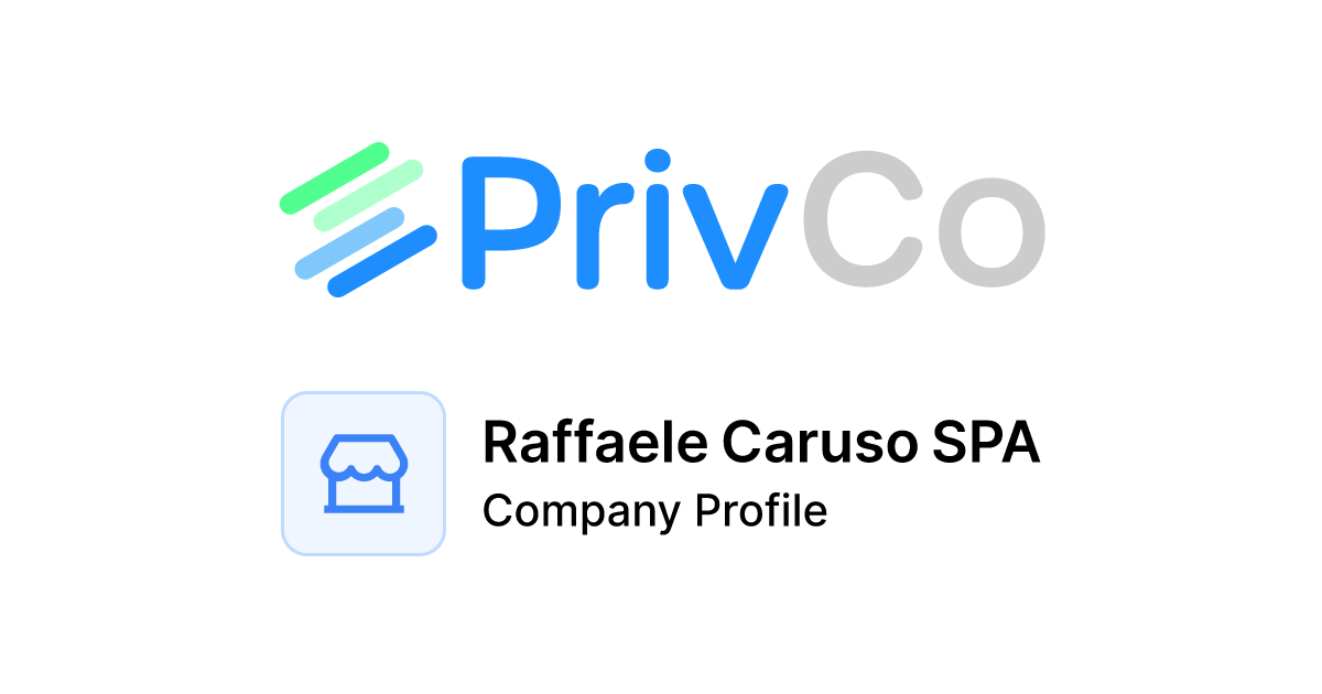 Raffaele Caruso SPA Company Profile Financials Valuation and